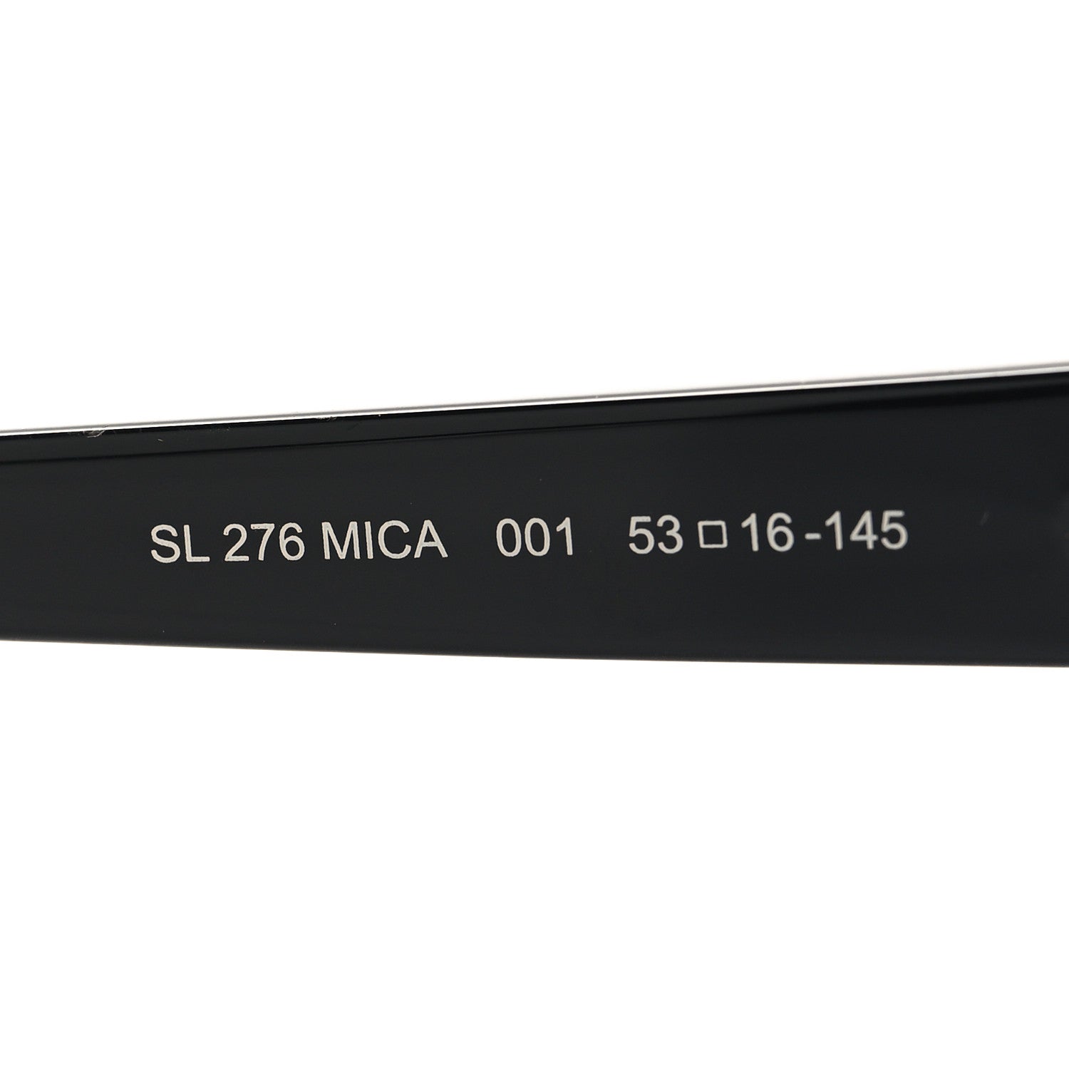 Saint Laurent SAINT LAURENT Acetate Mica Cat Eye Sunglasses SL 276 Black 7 of 8