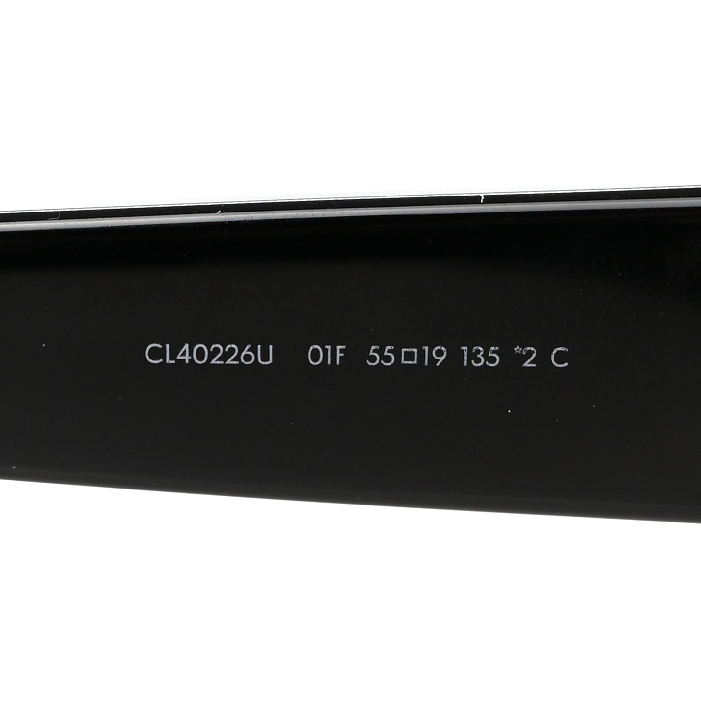Acetate Triomphe 01 Square Sunglasses CL 40226U Black