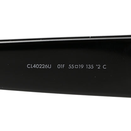 Celine Acetate Triomphe 01 Square Sunglasses CL 40226U Black 5 of 7