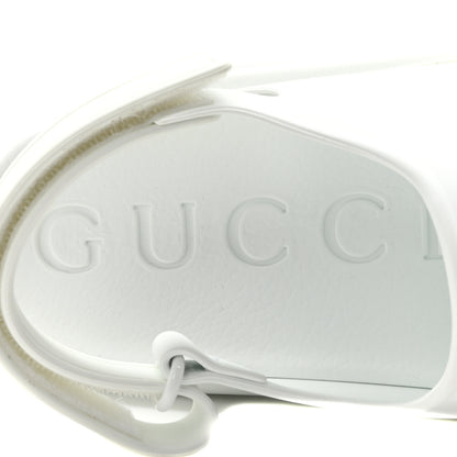 Gucci Soft Rubber Horsebit Touch Womens Strapped Sandals 36 Great White 8 of 10