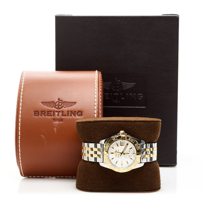 Breitling Stainless Steel 18K Rose Gold Mother of Pearl 36mm Galactic Automatic Watch C37330 5 of 5