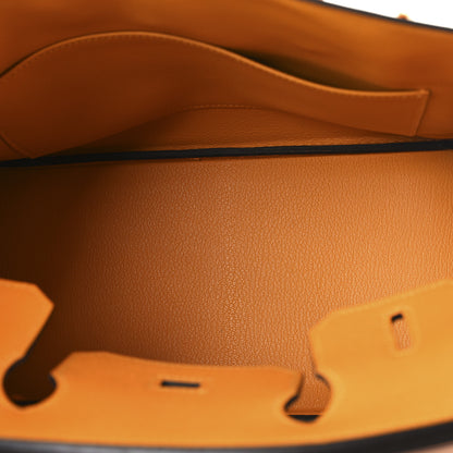 Hermes Epsom Horseshoe Birkin 30 Jaune D'Or 5 of 13