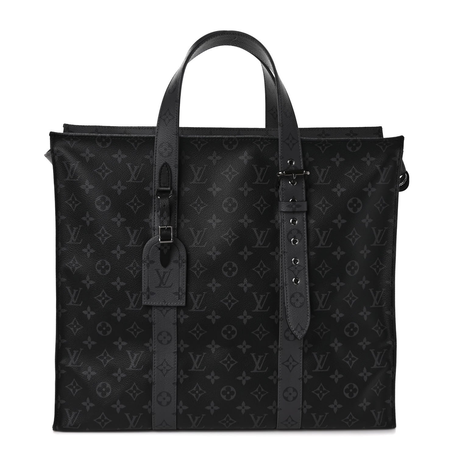 Louis Vuitton Monogram Eclipse Cabas Zippe GM Black 1 of 10