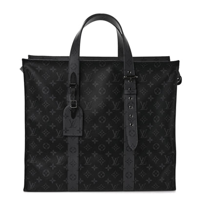 Louis Vuitton Monogram Eclipse Cabas Zippe GM Black 1 of 10