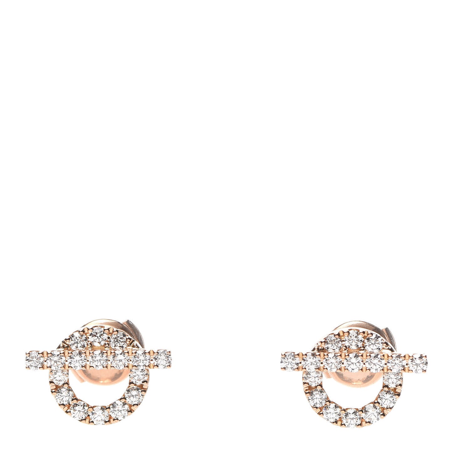 18K Rose Gold Diamond Finesse Earrings