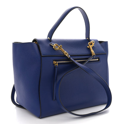 Celine Grained Calfskin Mini Belt Bag Indigo 3 of 14