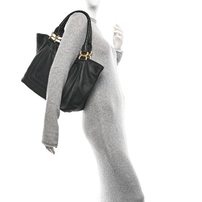 Chloe Calfskin Large New Marcie Tote Black 2 of 10
