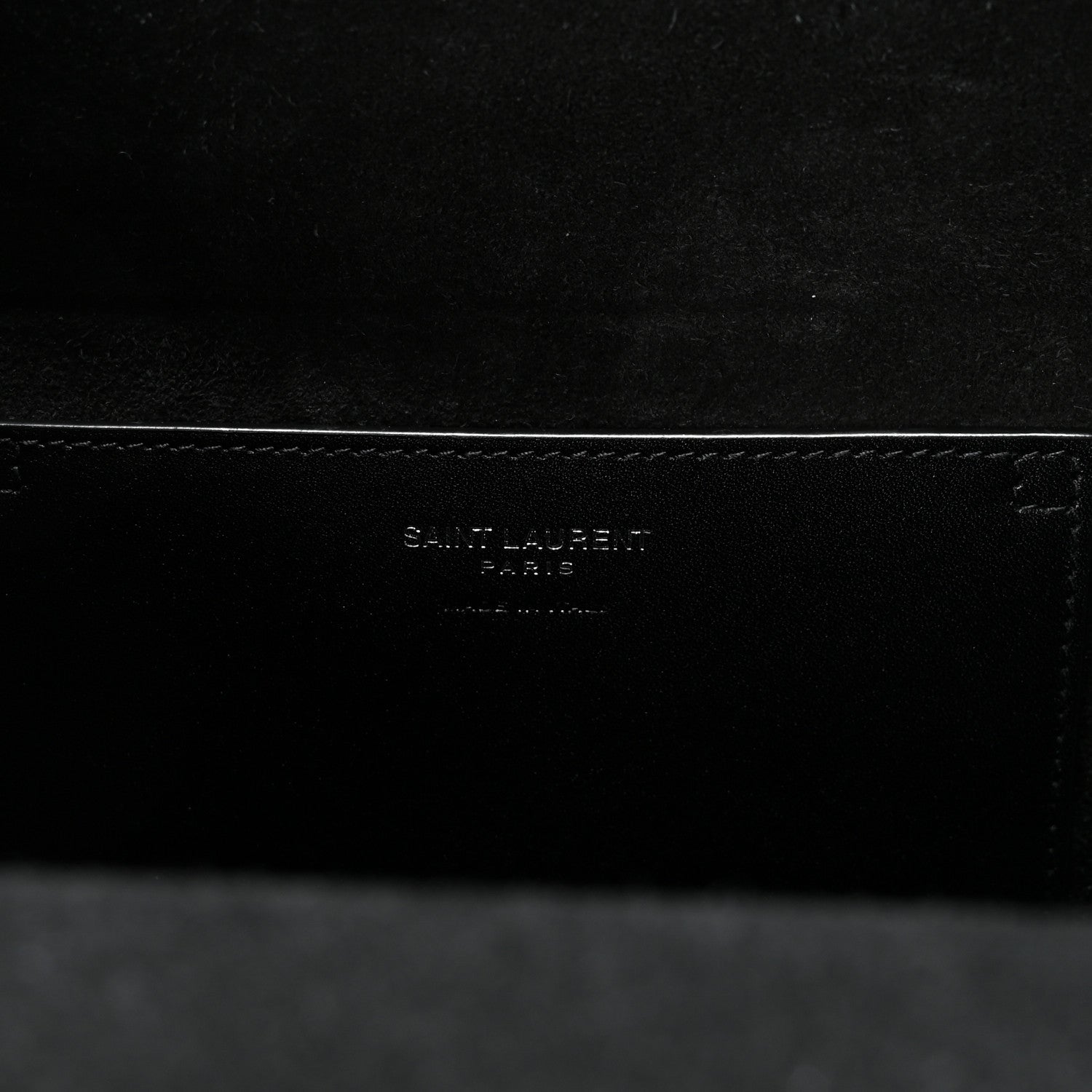 Saint Laurent Calfskin Monogram Take Away Box Black 6 of 10