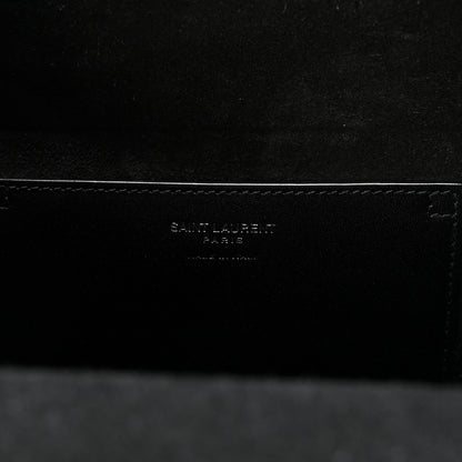 Saint Laurent Calfskin Monogram Take Away Box Black 6 of 10