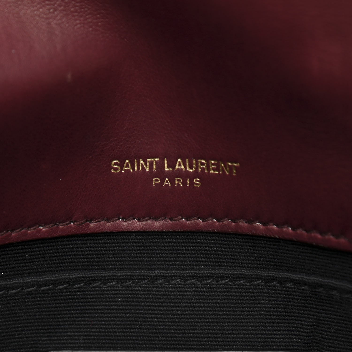 Saint Laurent Lambskin Monogram Jamie Belt Bag Red 9 of 10