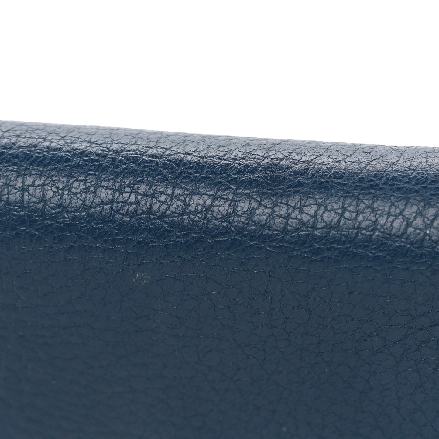 Grained Lambskin Drew Shoulder Bag Royal Navy