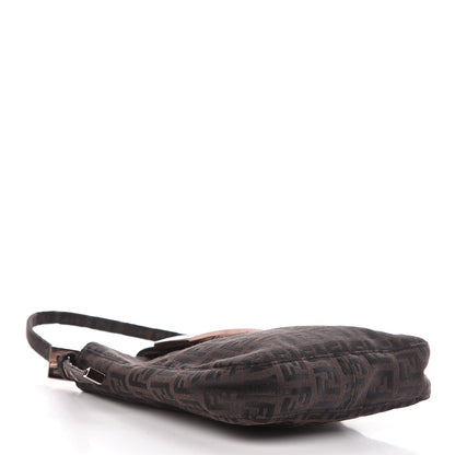 Fendi Zucchino Mini Shoulder Bag Dark Brown 4 of 9