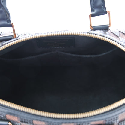 Louis Vuitton Damier Paillettes Speedy 30 Black 5 of 9