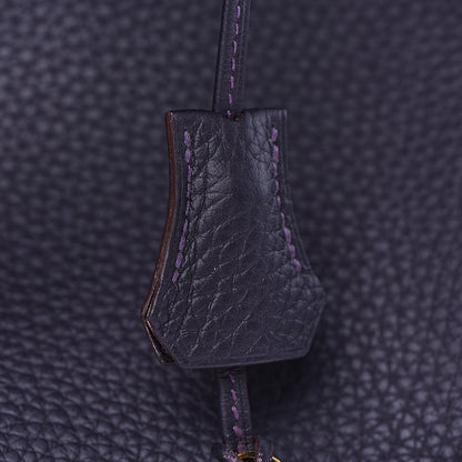 Hermes Taurillon Clemence Kelly Retourne 35 Raisin 26 of 46