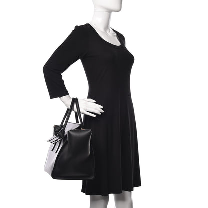 Celine Smooth Calfskin Small Tie Knot Tote Black 2 of 11