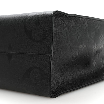 Louis Vuitton Empreinte Monogram Giant Onthego MM Black 9 of 9
