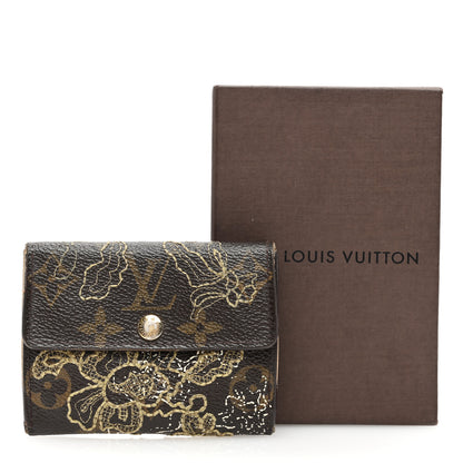 Louis Vuitton Monogram Dentelle Ludlow Wallet Gold 10 of 10