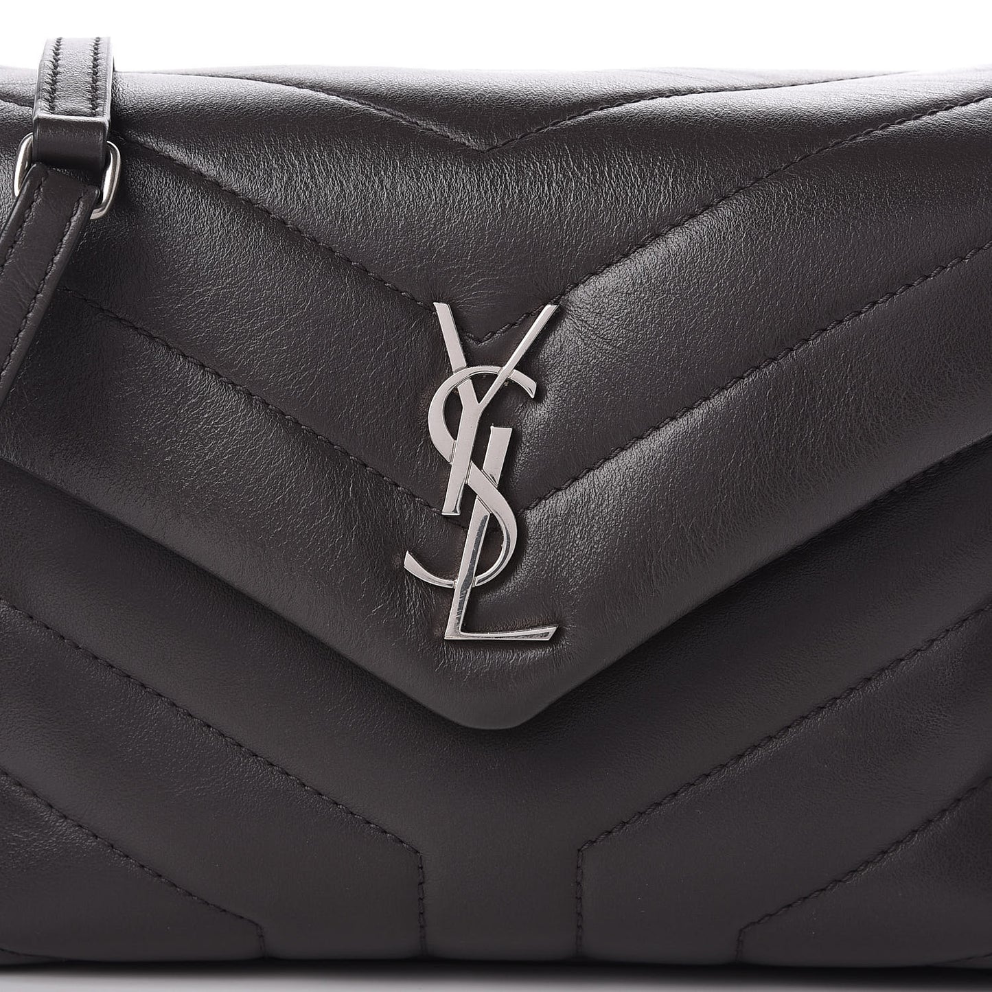 Calfskin Y Quilted Monogram Toy Loulou Crossbody Bag Earth
