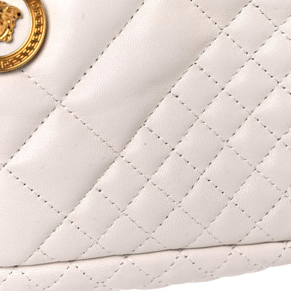 Versace Nappa Barocco Quilted Vanitas Medea Belt Bag White 17 of 23