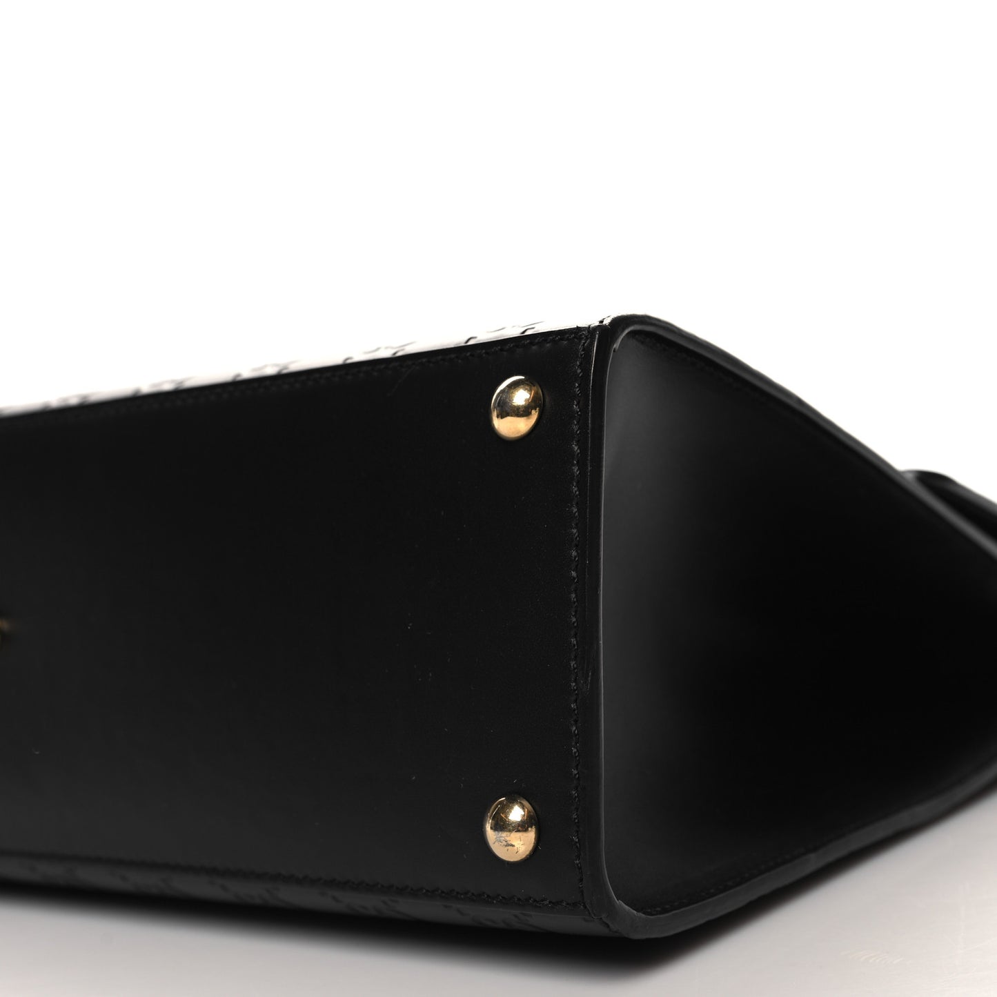Guccissima Signature Medium Padlock Top Handle Bag Black