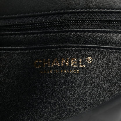 Chanel Lambskin Quilted Mini Rectangular Flap Black 5 of 11