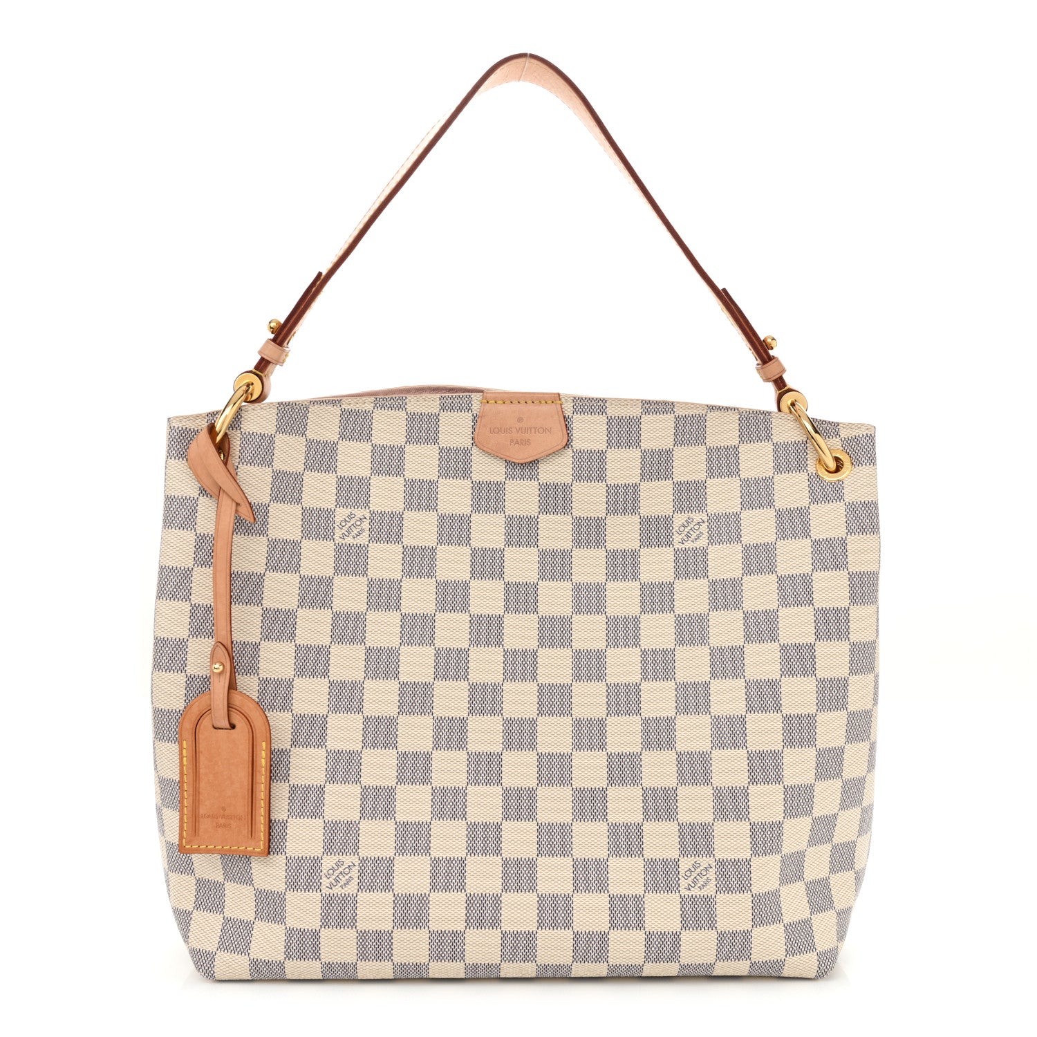 Louis Vuitton Damier Azur Graceful PM Rose Ballerine 1 of 11