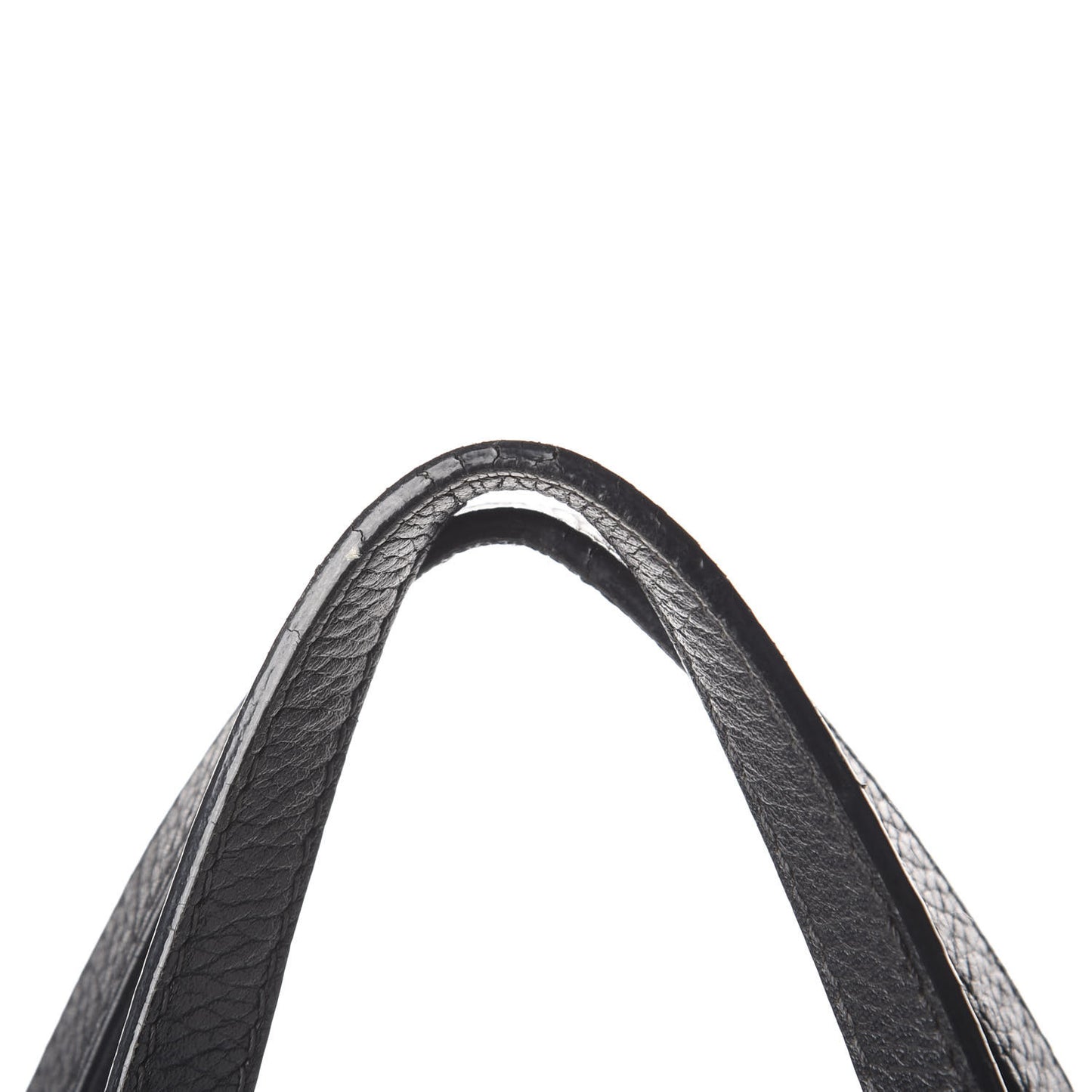 Grained Calfskin Suede Small Faye Tote Black