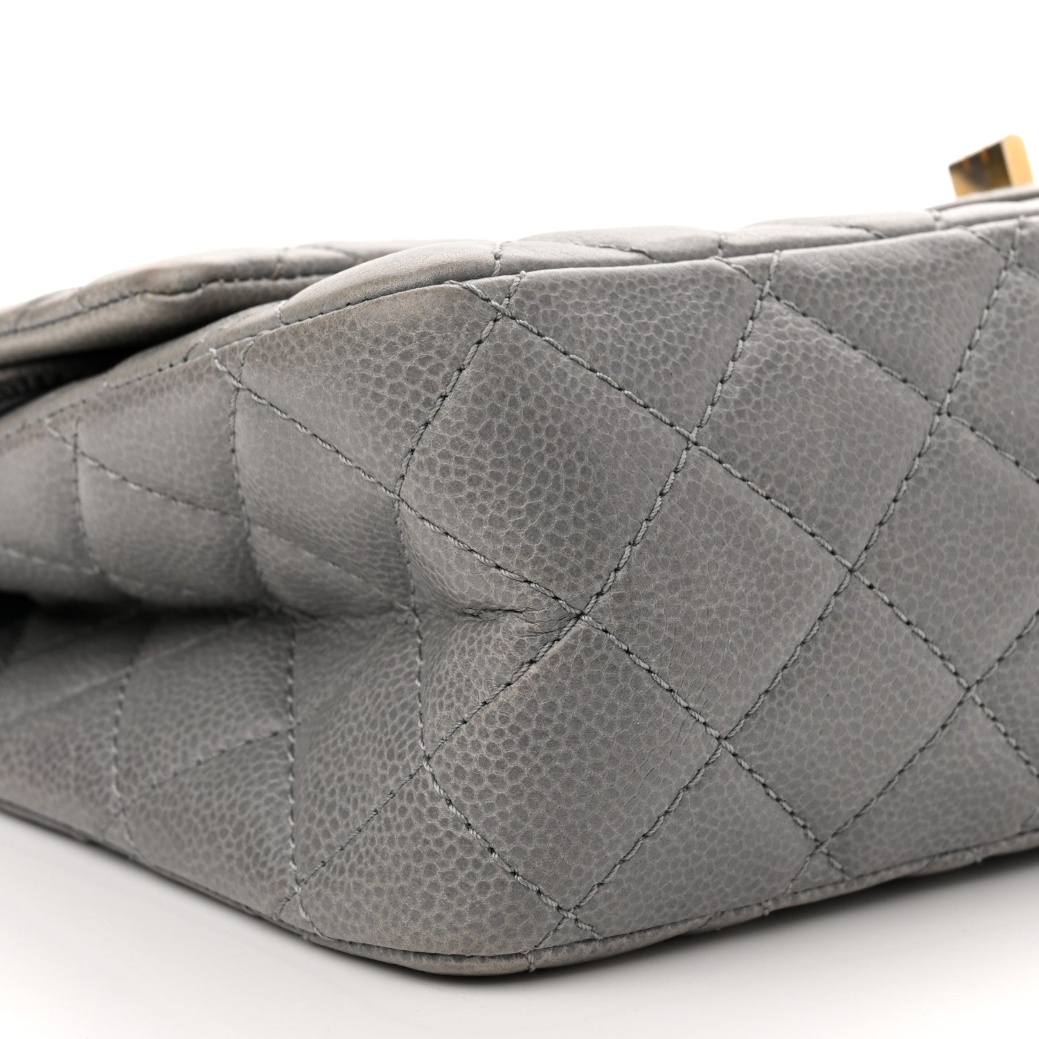 Chanel Caviar Quilted 2.55 Reissue 226 Flap Light Grey 9 of 14