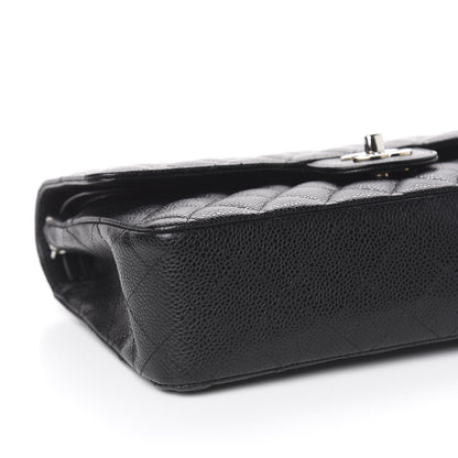 Chanel Caviar Quilted Medium Double Flap Black 8 of 11