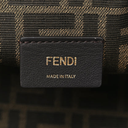 Fendi Shiny Nappa Snakeskin Small Fendi First Rosa Confetto Cipria 6 of 10
