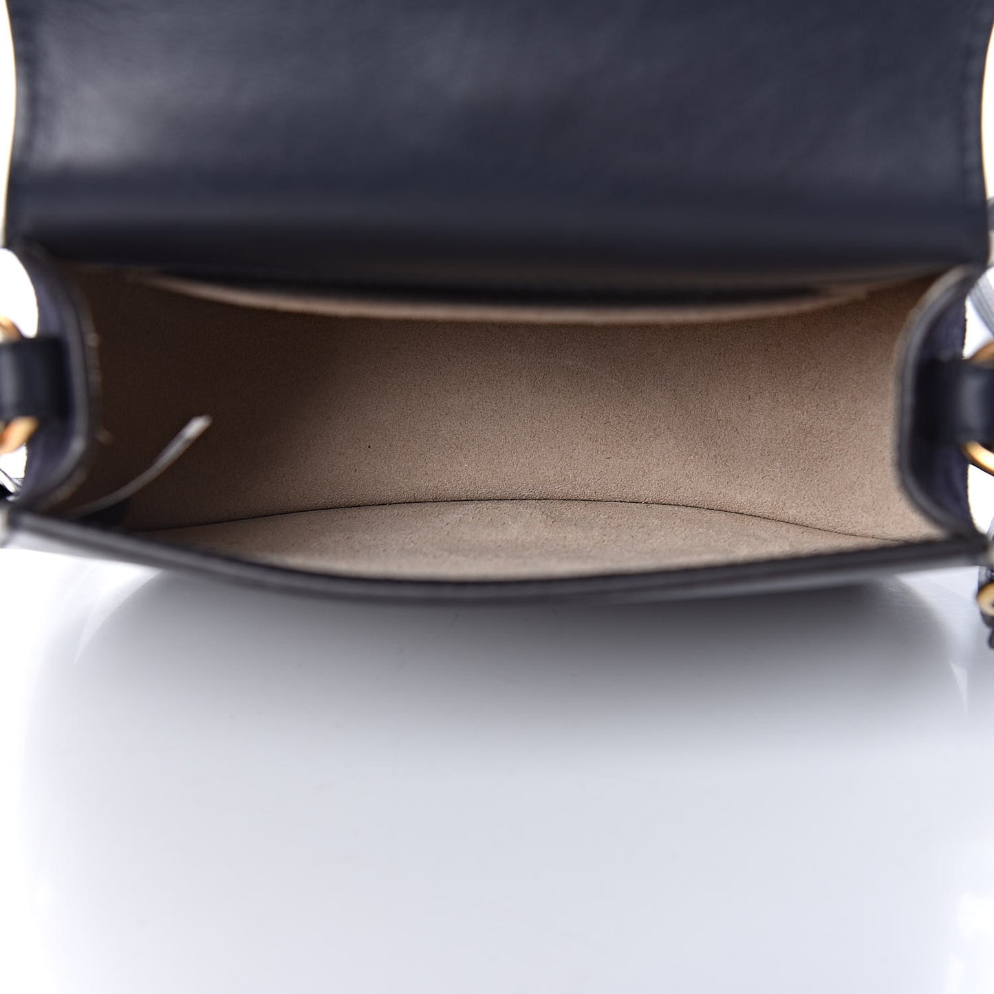Calfskin Little Horses Embroidered Small Nile Bracelet Bag Full Blue