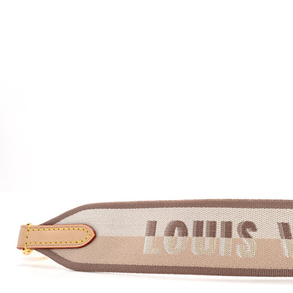 Louis Vuitton Jacquard Speedy Bandouliere 20 Shoulder Strap Beige 4 of 4