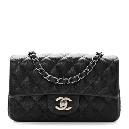 Chanel Caviar Quilted Mini Rectangular Flap Black 8 of 11