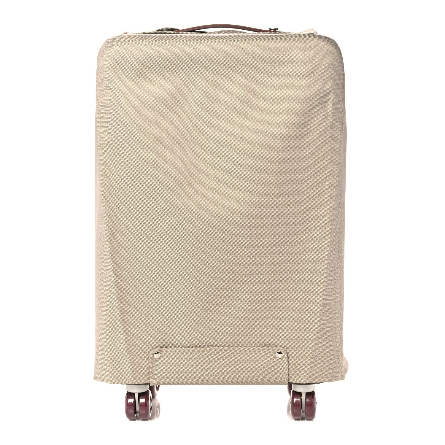 Hermes Taurillon Regate RMS Suitcase Etain Fauve Rouge H 3 of 16