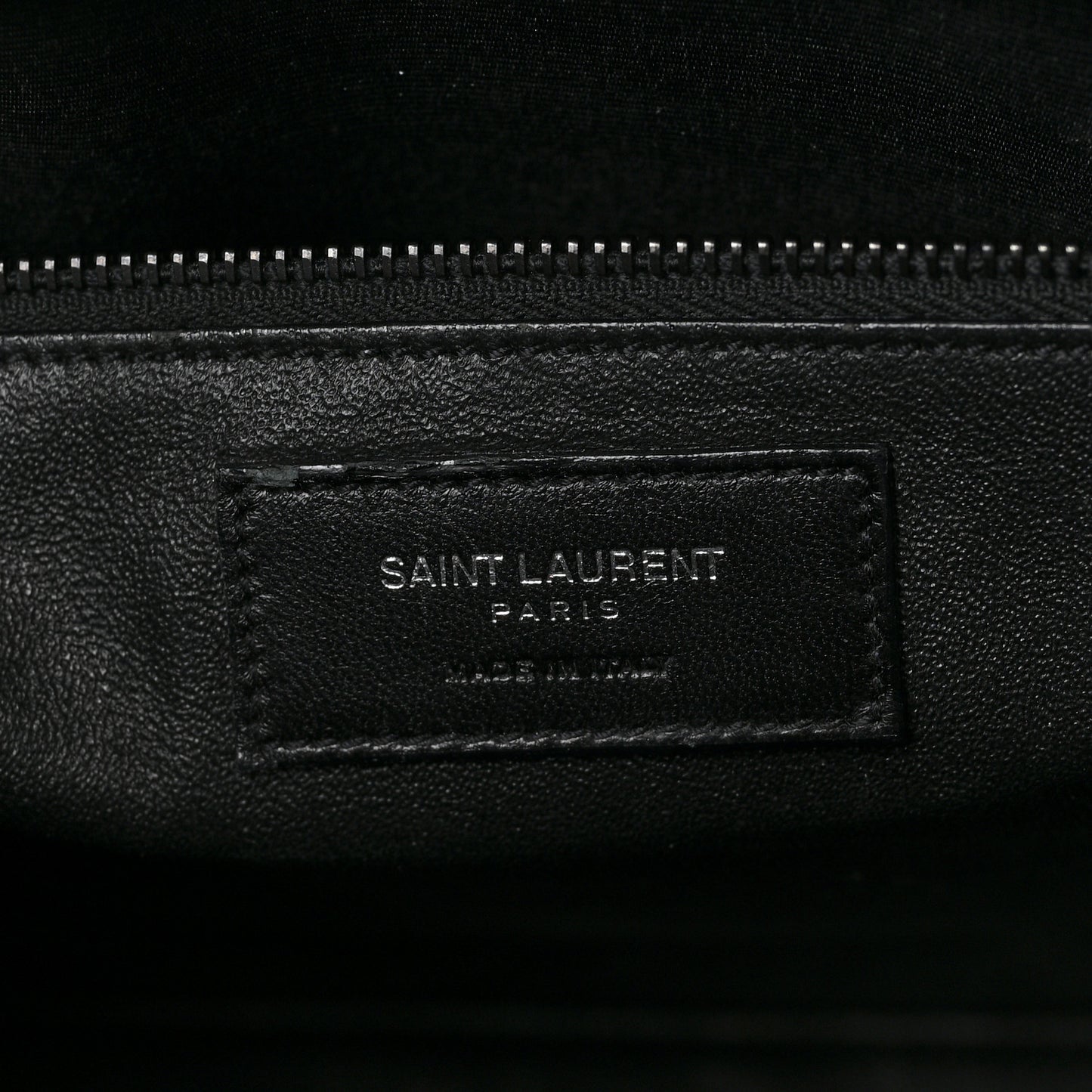 Calfskin Crocodile Embossed Small Sac de Jour Black