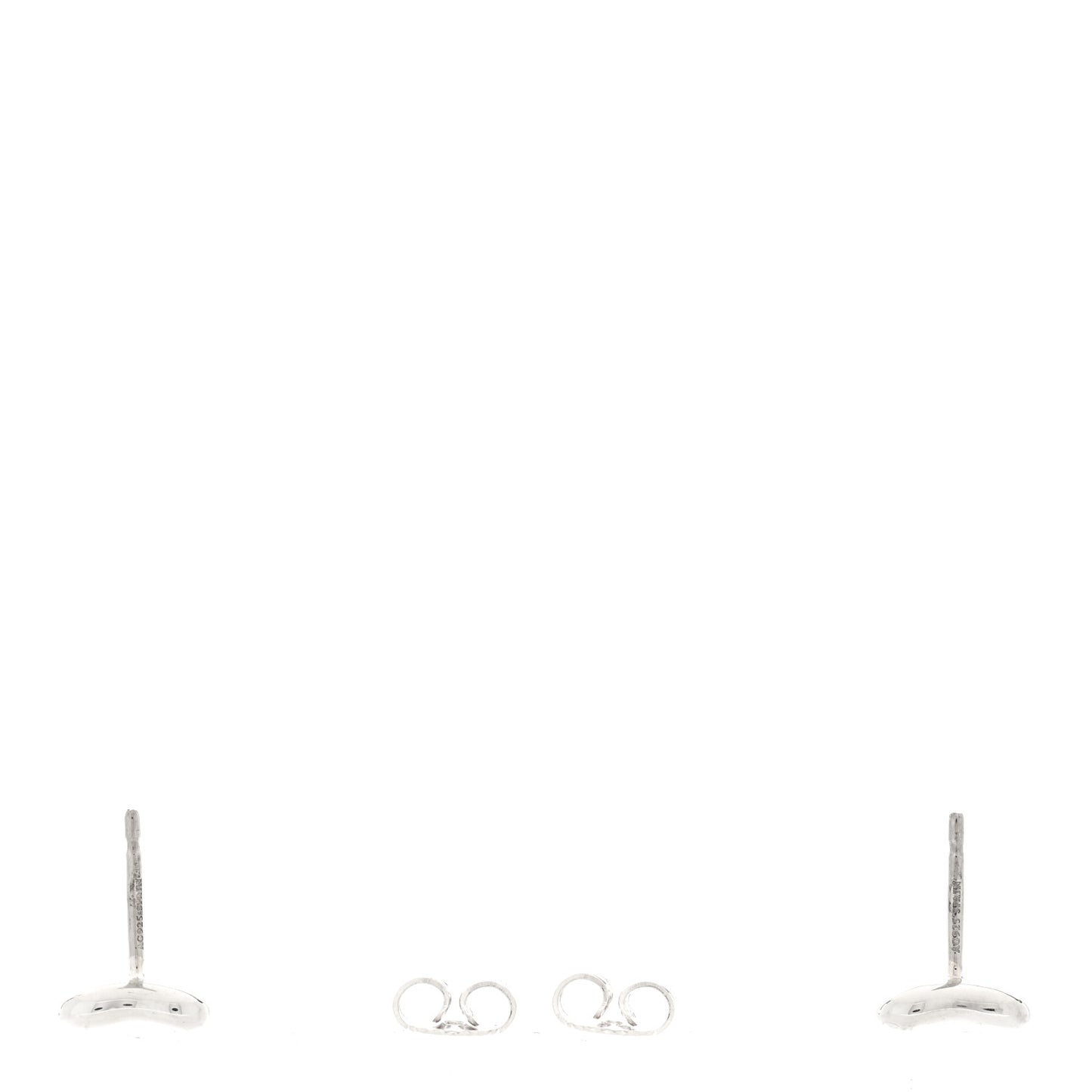 Sterling Silver 9mm Elsa Peretti Bean Earrings