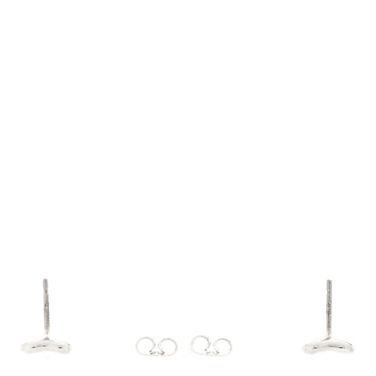 Tiffany Sterling Silver 9mm Elsa Peretti Bean Earrings 3 of 4