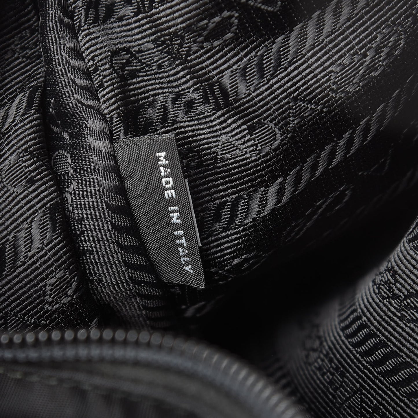 Tessuto Nylon Mini Re-Edition 2000 Bag Black