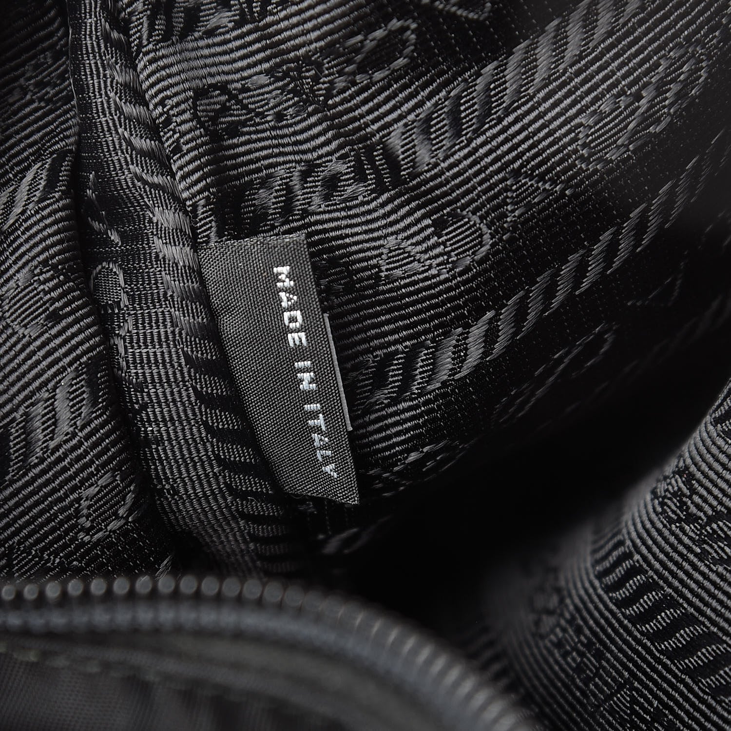 Prada Tessuto Nylon Mini Re-Edition 2000 Bag Black 7 of 10