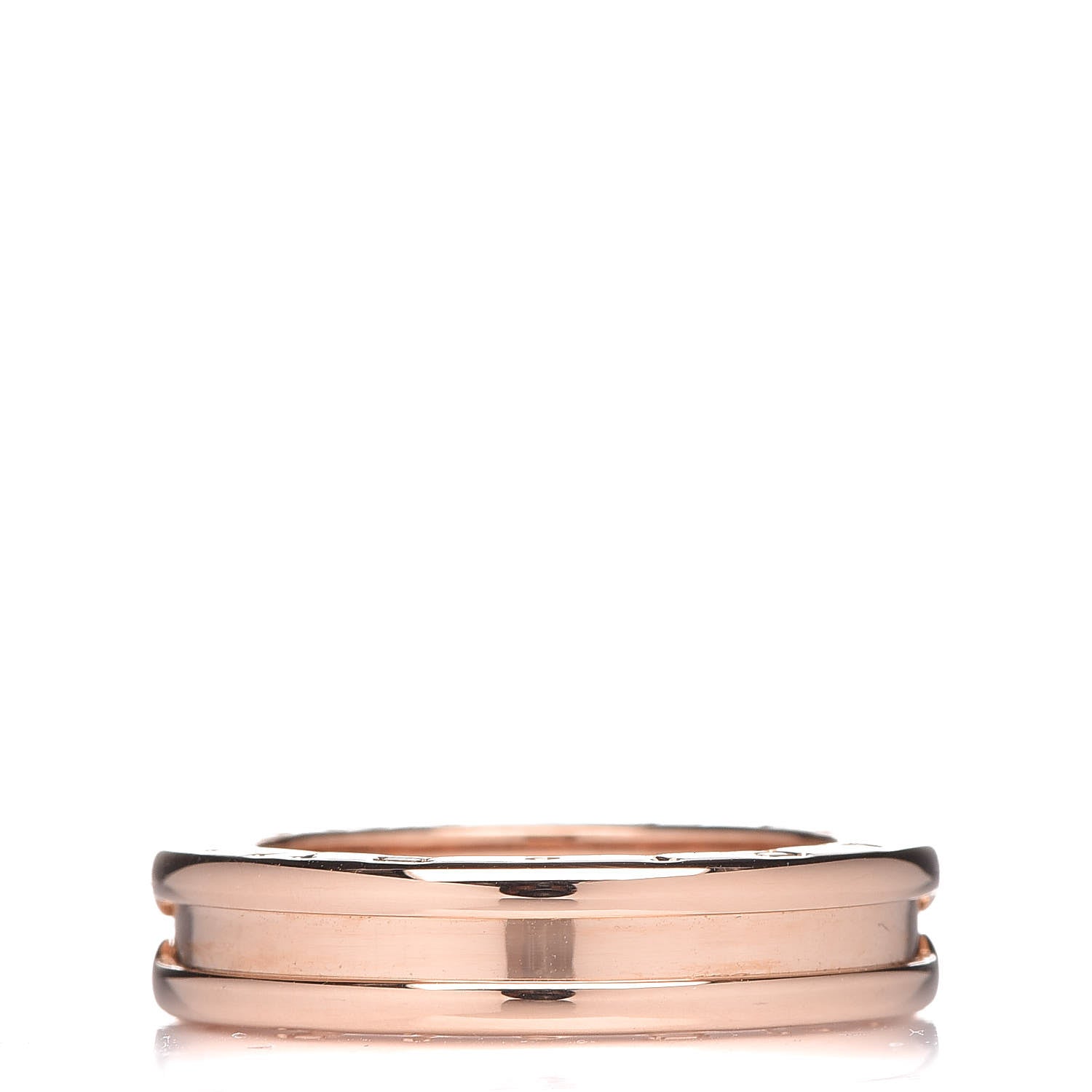 Bulgari 18K Rose Gold B.Zero1 One-Band Ring 50 5.25 3 of 5