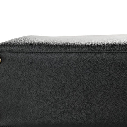 Chanel Calfskin Cerf Executive Shopper Tote Black 9 of 9