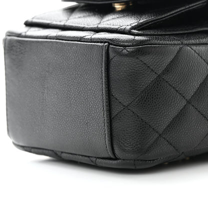 Chanel Caviar Quilted CC Mini Classic Backpack Black 9 of 10