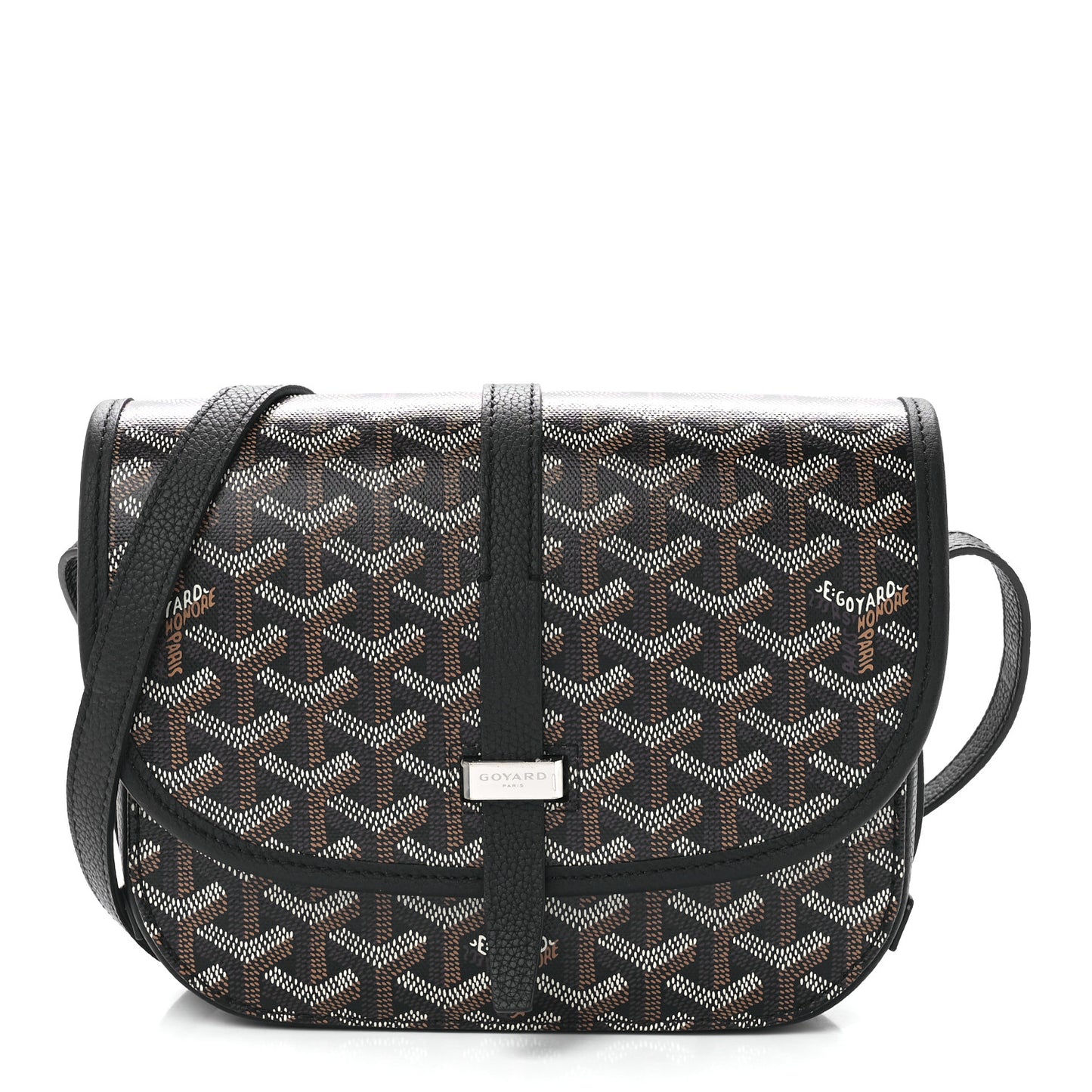 Goyardine Belvedere II PM Messenger Bag Black