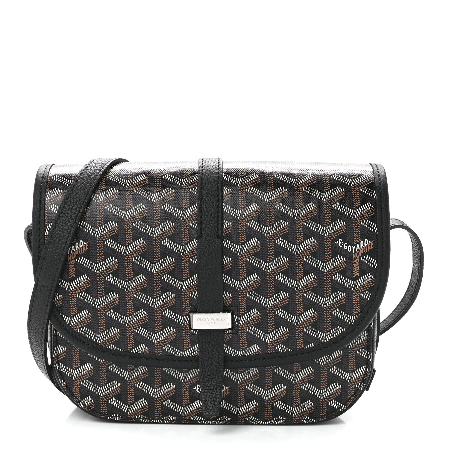 Goyard Goyardine Belvedere II PM Messenger Bag Black 1 of 10