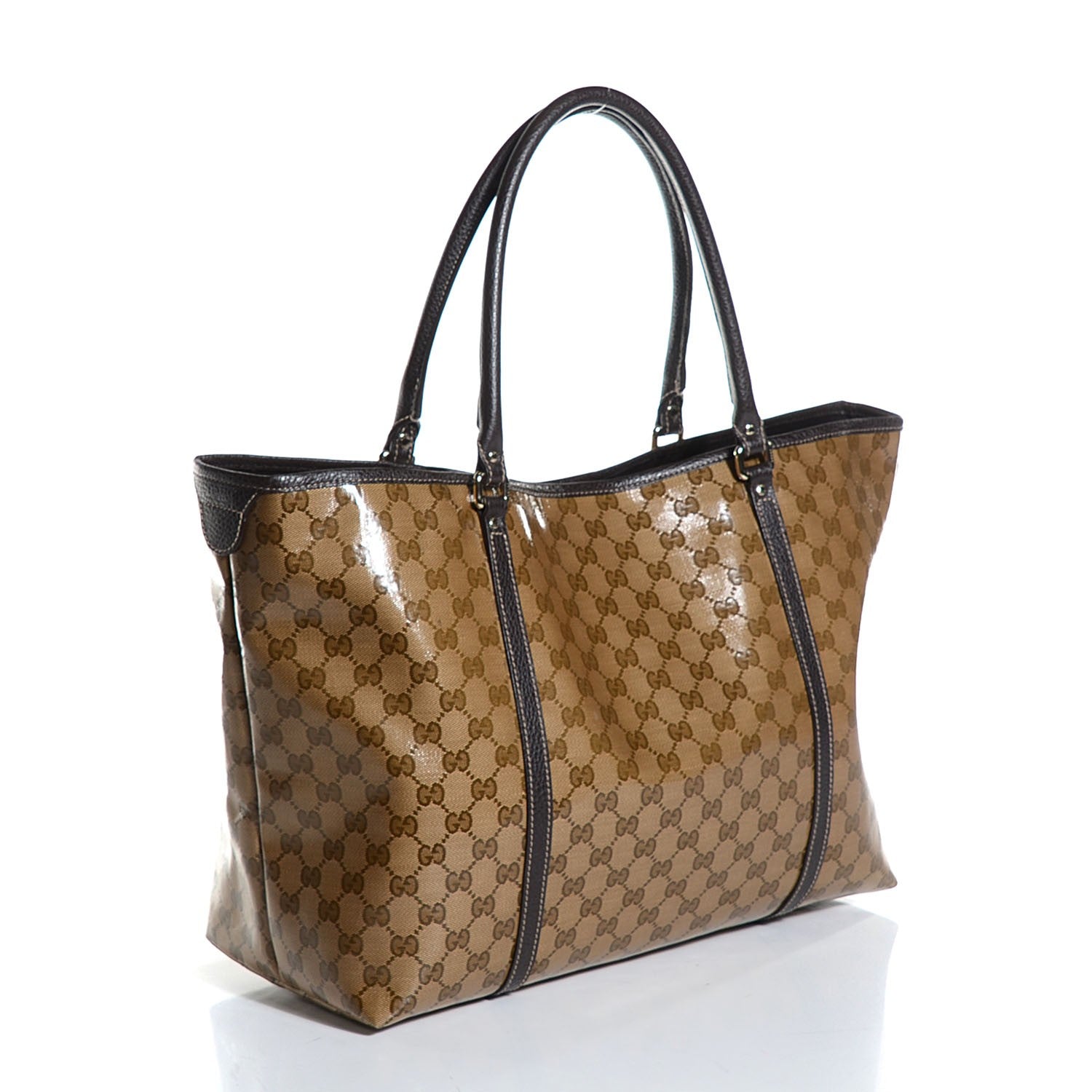 Gucci Crystal Monogram Large Joy Tote Brown 3 of 6