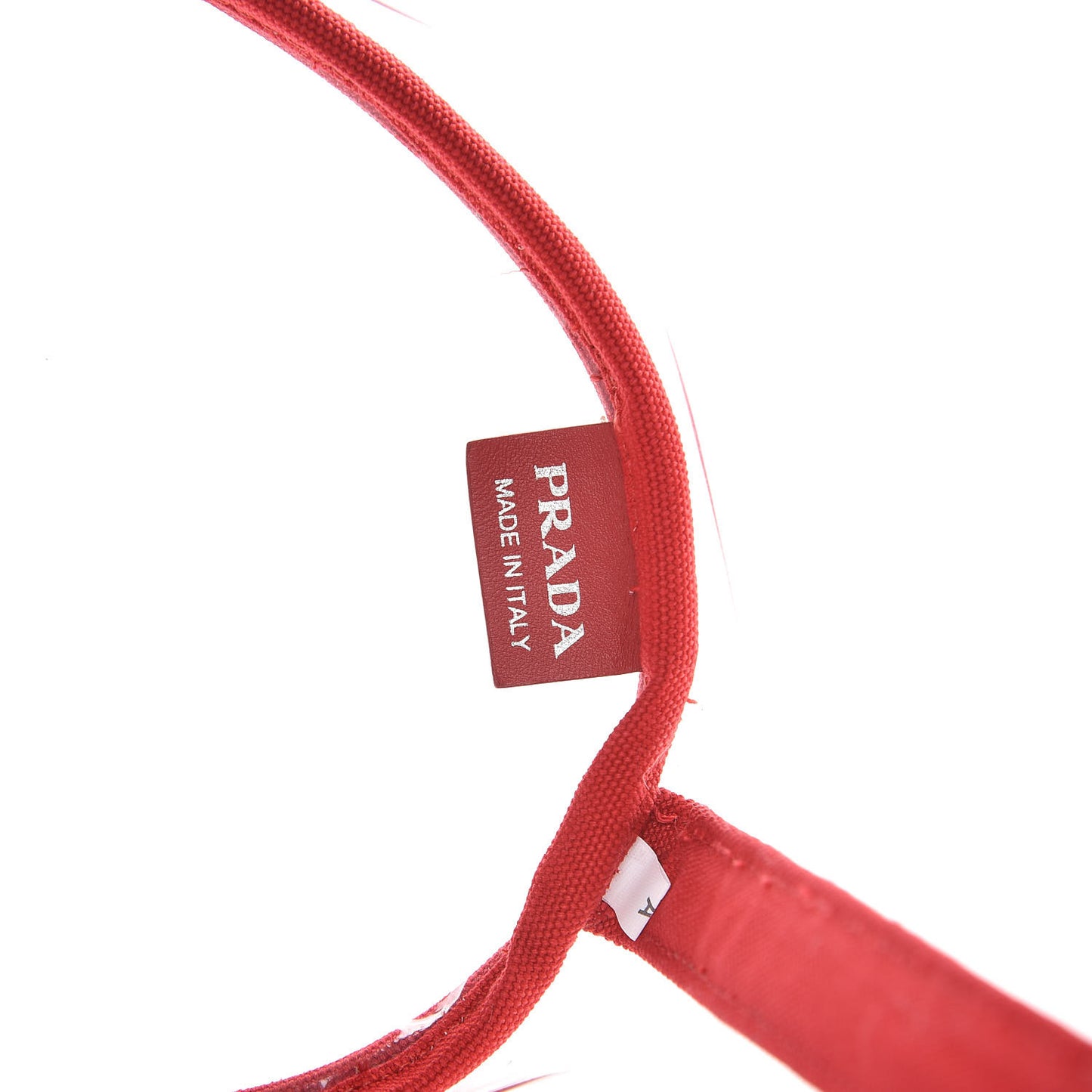Plexiglass Canapa Small Shopper Tote Rosso