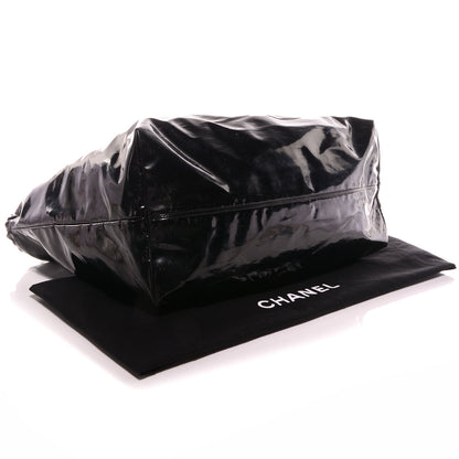 Chanel Vinyl XL Coco Cabas Black 4 of 7