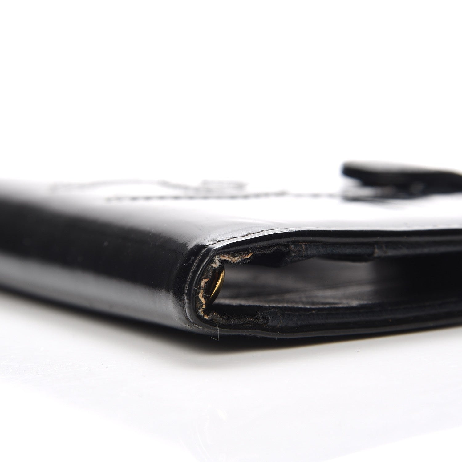 Chanel Patent CC Small Ring Agenda Planner Black 10 of 11
