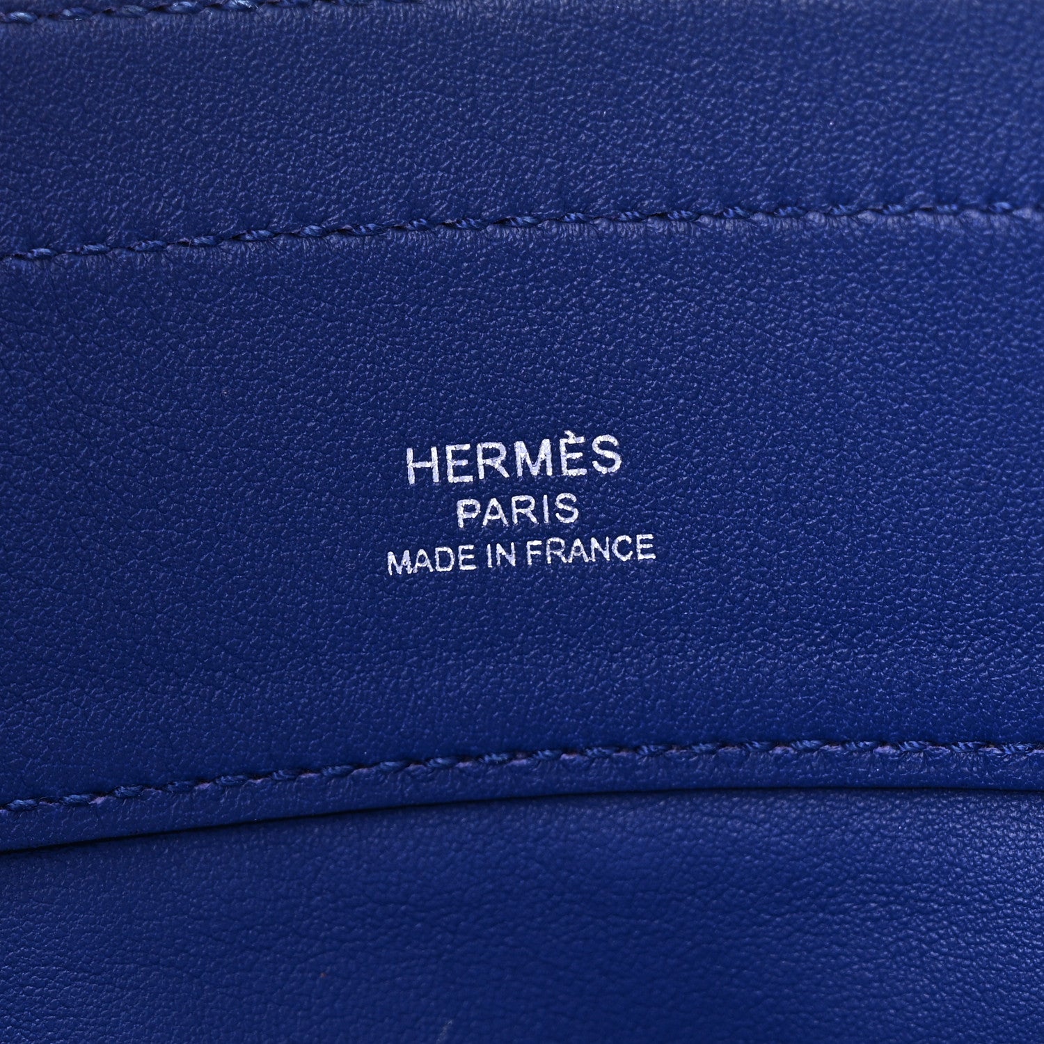 Hermes Milo Lambskin Swift Mini Aline Bleu Electrique 6 of 10