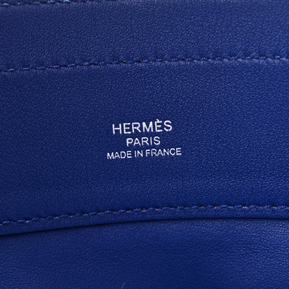 Hermes Milo Lambskin Swift Mini Aline Bleu Electrique 6 of 10